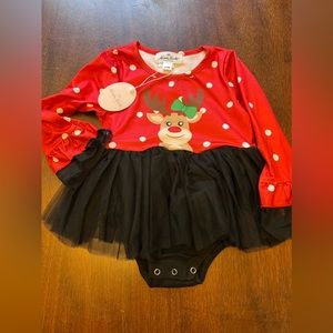 Marie Nicole Reindeer Dress NWT